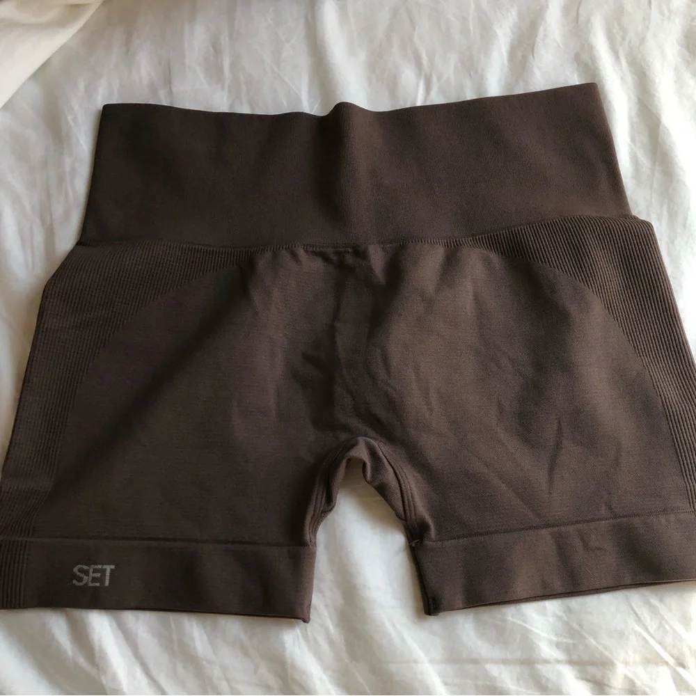 SET ACTIVE Legging and Shorts XL activewear matching workout set Pilates running